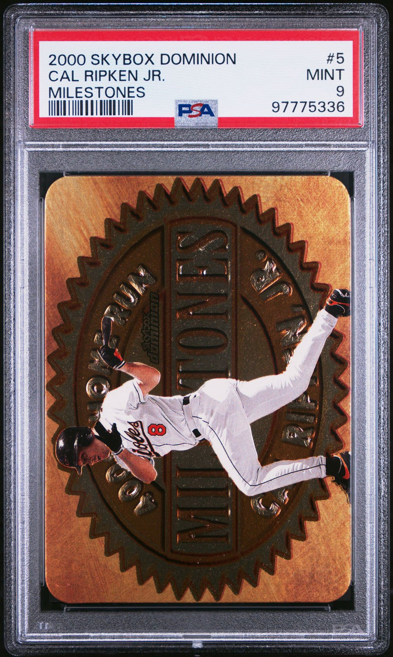 Cal Ripken Jr. 2000 Skybox Dominion Milestones PSA 9