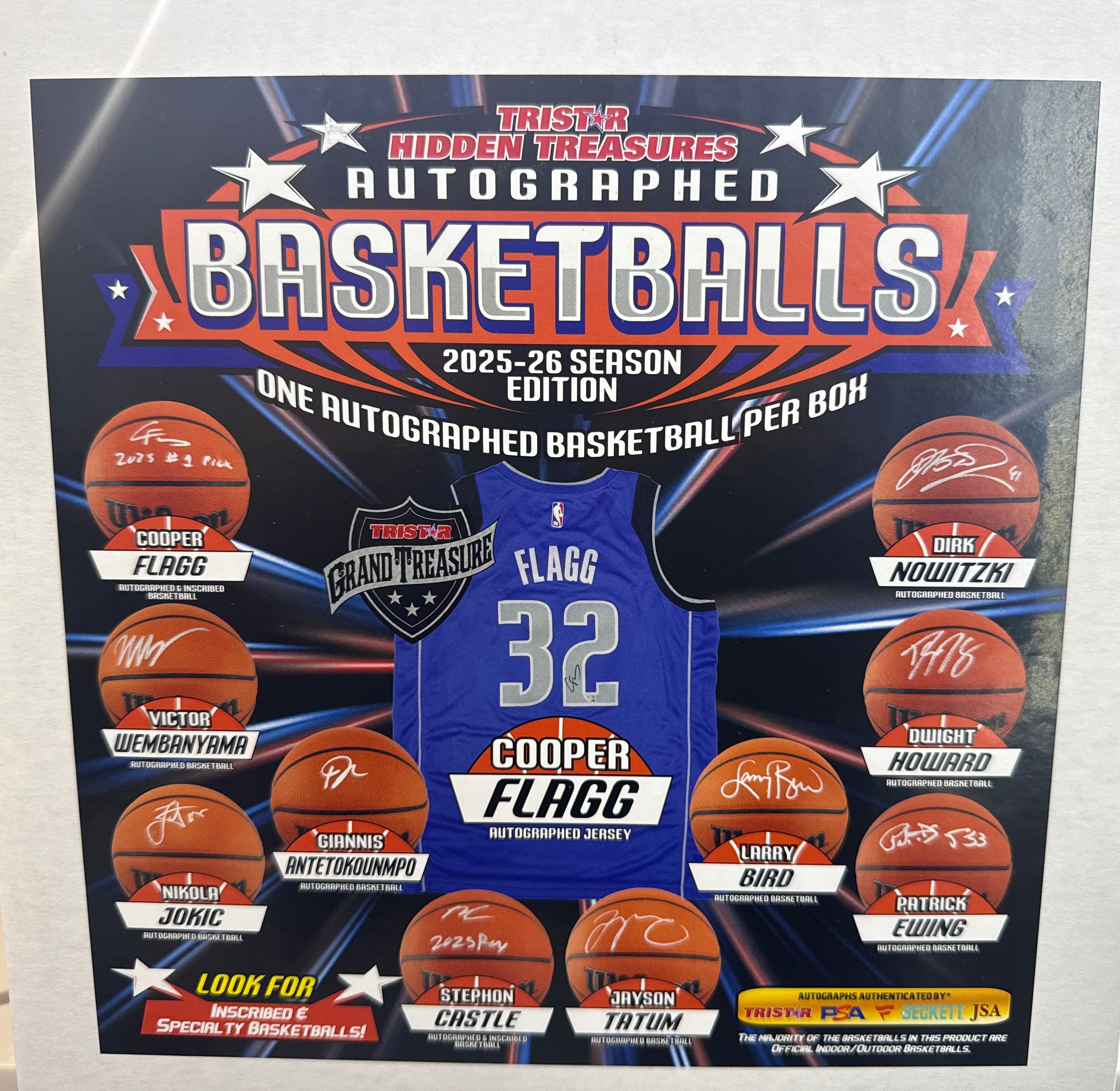 2025-26 TriStar Hidden Treasures Autographed Basketball S9