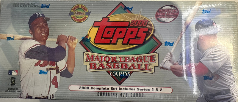 2000 Topps Baseball Complete Factory Sealed Set Series 1 & 2