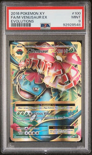 M Venusaur EX 2016 Pokemon XY Evolutions #100/108 PSA 9