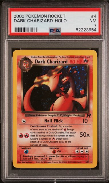 Dark Charizard 2000 Pokémon Team Rocket Holo 