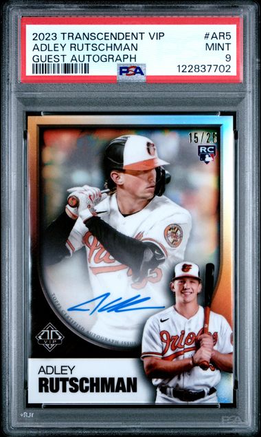 Adley Rutschman 2023 Topps Transcendent Collection VIP Auto 