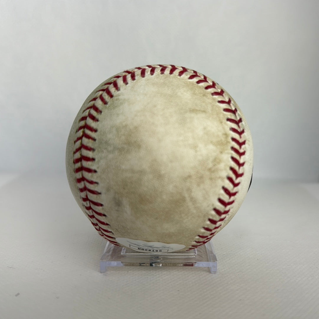 Aaron Judge Autographed MLB Game Used Double Career Hit 178 Double 28 RBI 126 04/07/18