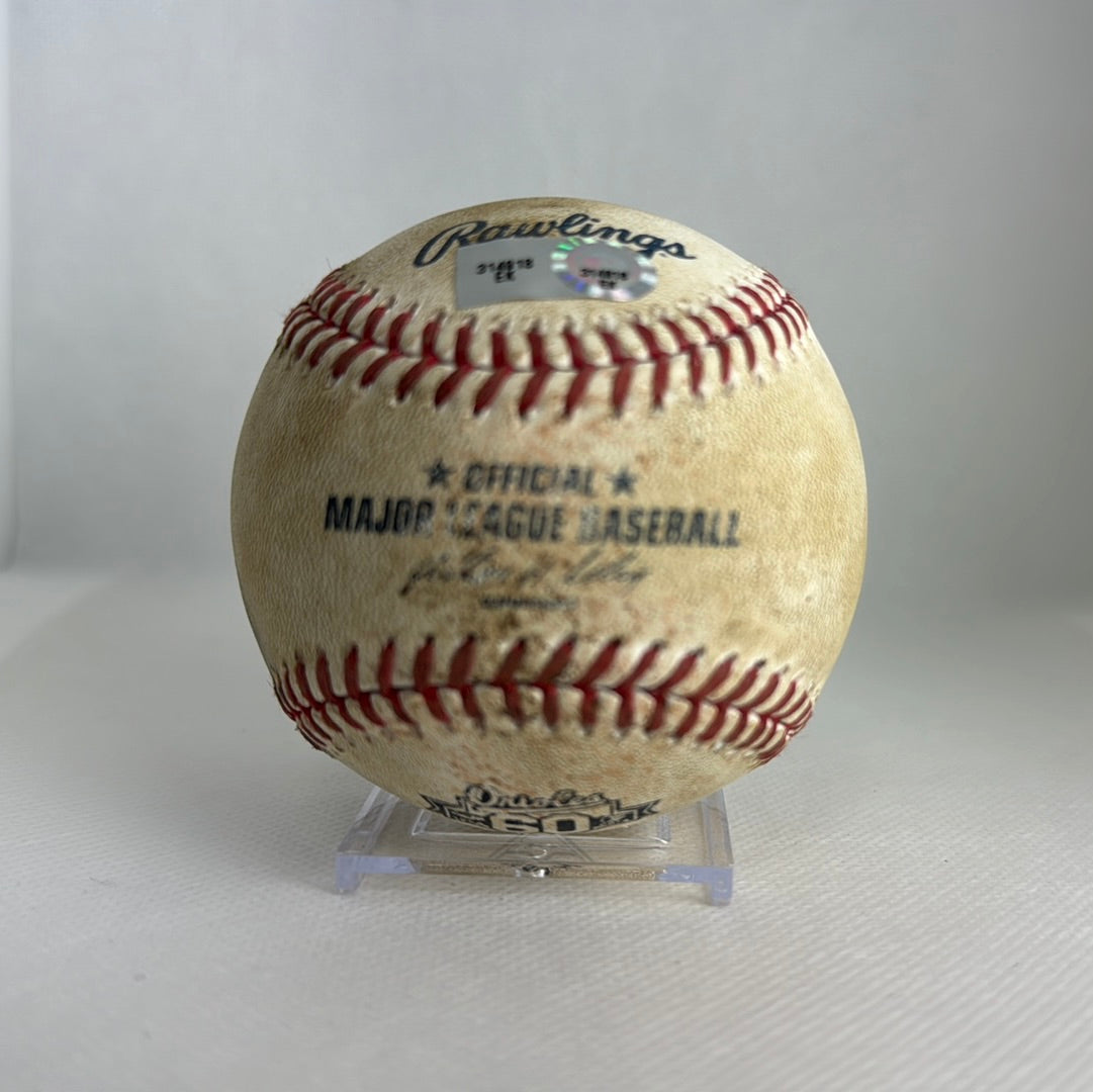 Derek Jeter MLB Game Used Foul 07/11/14