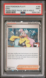 Pokémon Play! Iono Pokémon Prize Pack #185/193 PSA 9