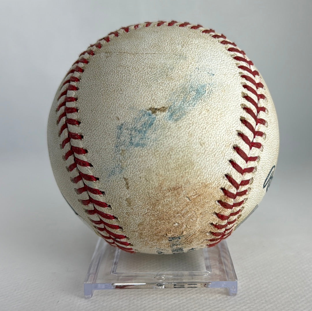 Cody Bellinger Autographed MLB Game Used Double Career Hit 207 Double 47 07/11/18