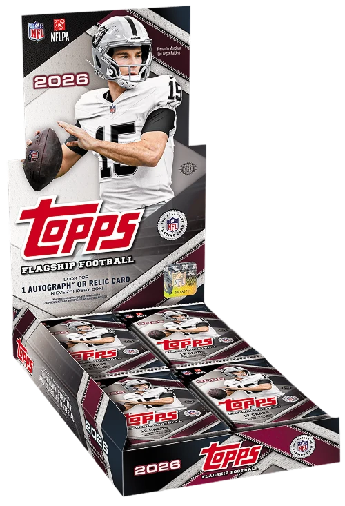 2026 Topps Flagship Football 12-Box Hobby Case