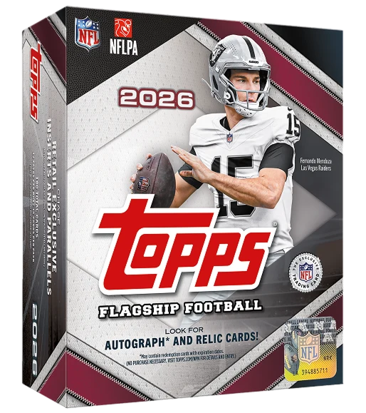 2026 Topps Flagship Football 20-Box Mega Case