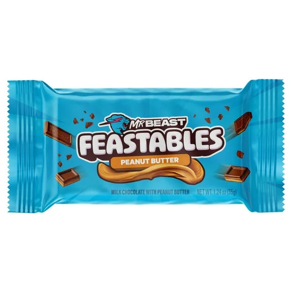 MrBeast Feastables Peanut Butter Milk Chocolate Bar