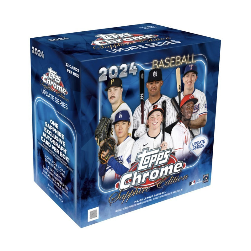 2024 Topps Chrome Update Sapphire Hobby Box 10 box case