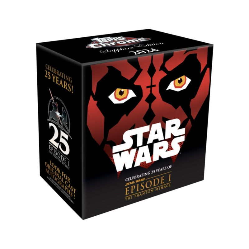 2024 Star Wars Chrome Sapphire Hobby 10 Box Case