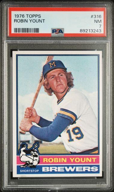 Robin Yount 1976 Topps #316 PSA 7