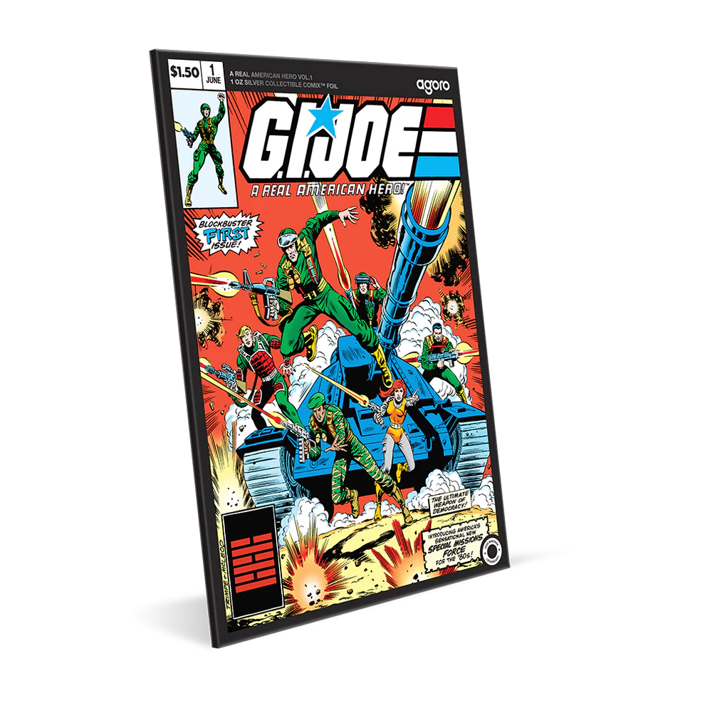 G.I. Joe A Real American Hero Vol.1 1oz Silver Collectible Foil