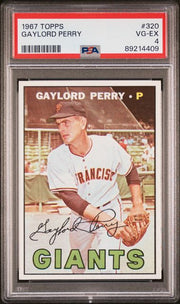 Gaylord Perry 1967 Topps #320 PSA 4