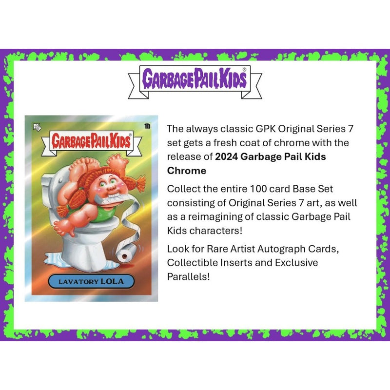 2024 Topps Garbage Pail Kids Chrome Hobby Box