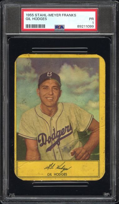 Gil Hodges 1955 Stahl-Meyer PSA 1