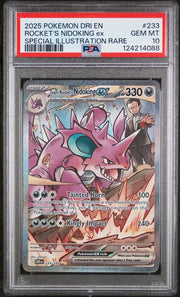 Rocket's NidoKing EX Pokémon Destined Rivals Illustration Rare #233/182 PSA 10
