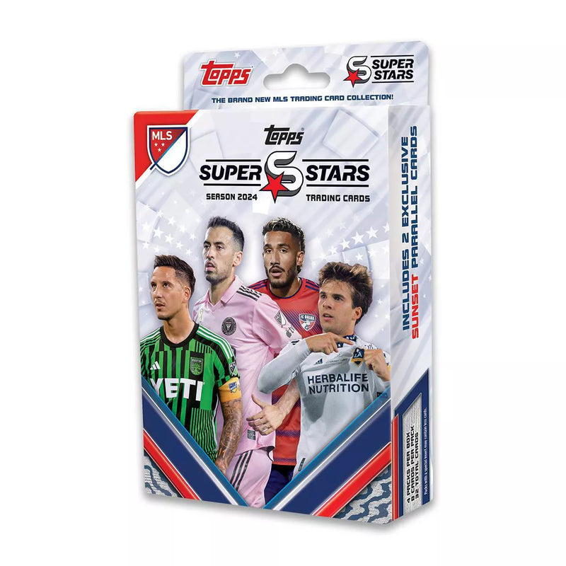 2024 Topps MLS Super Stars Soccer Trading Card Hanger Box