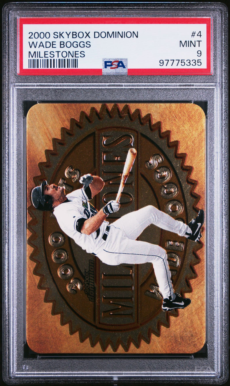 Wade Boggs 2000 Skybox Dominion Milestones PSA 9