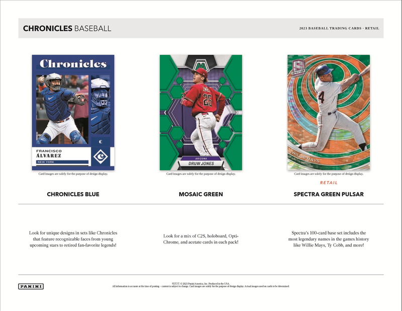 2023 Panini Chronicles Baseball Mega Box