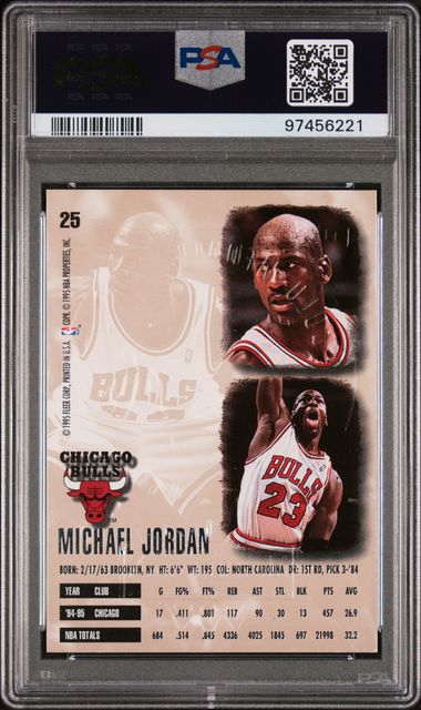 Michael Jordan 1995 Fleer Ultra Gold Medallion PSA 7