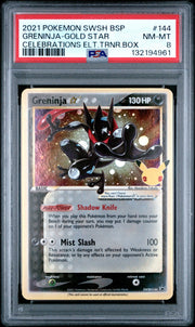 Greninja 2021 Pokemon Celebrations Black Star Promo #SWSH144 PSA 8