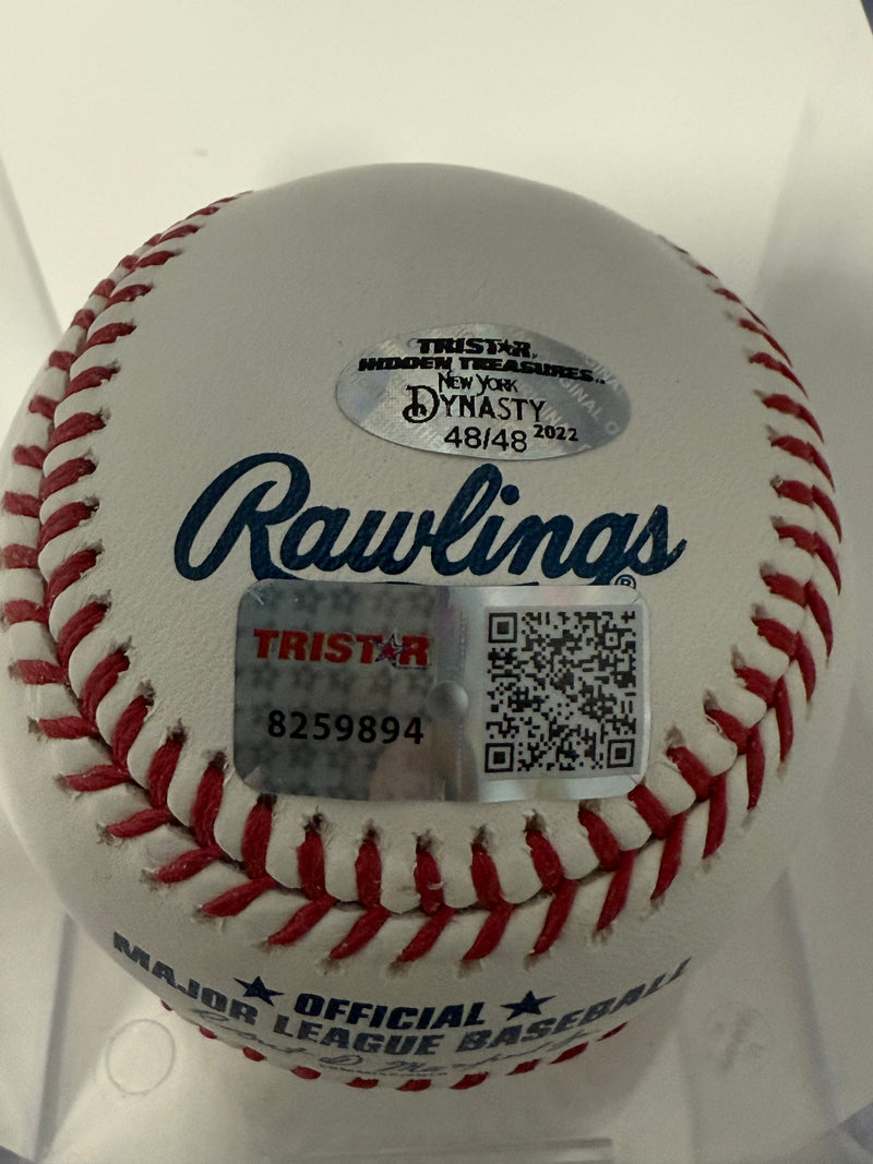 Joe Girardi Autographed Baseball Tri-Star COA