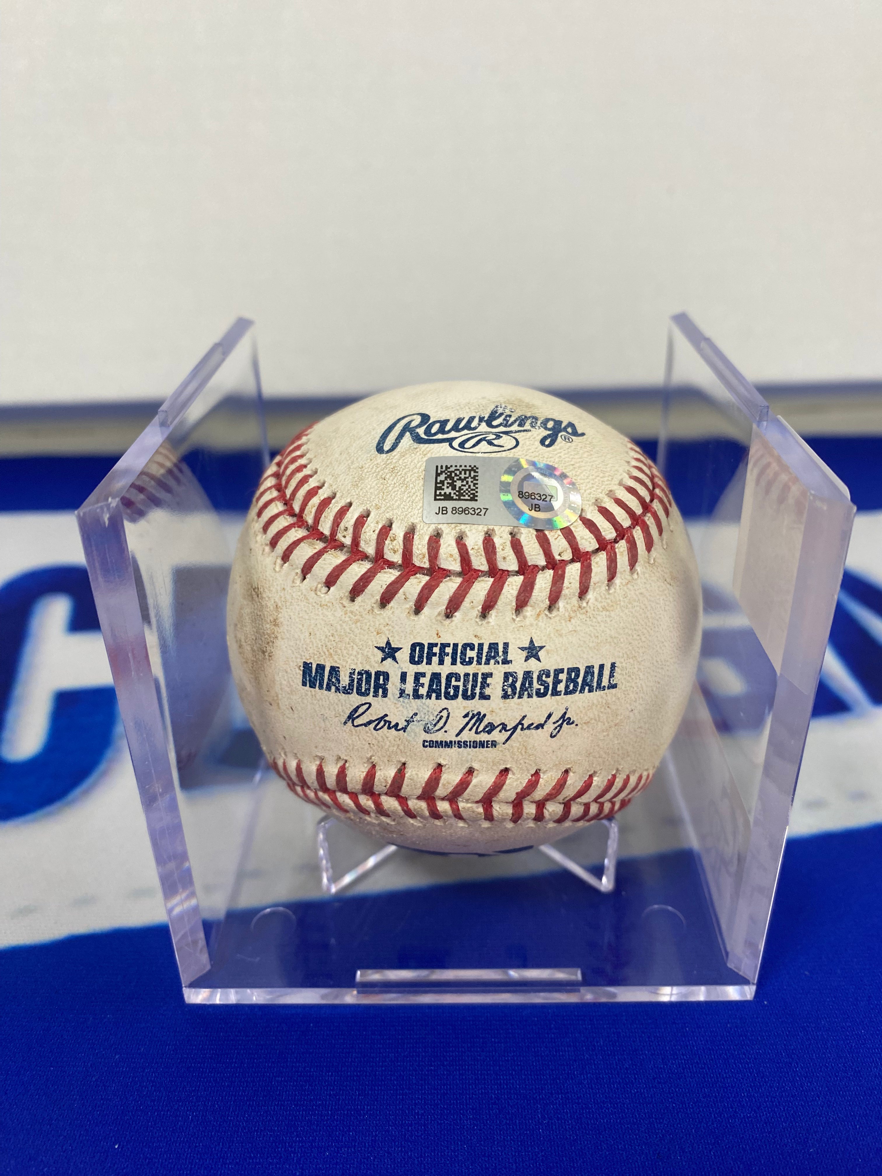 Nolan Arenado MLB Game Used Single Career Hit 770 09/01/17