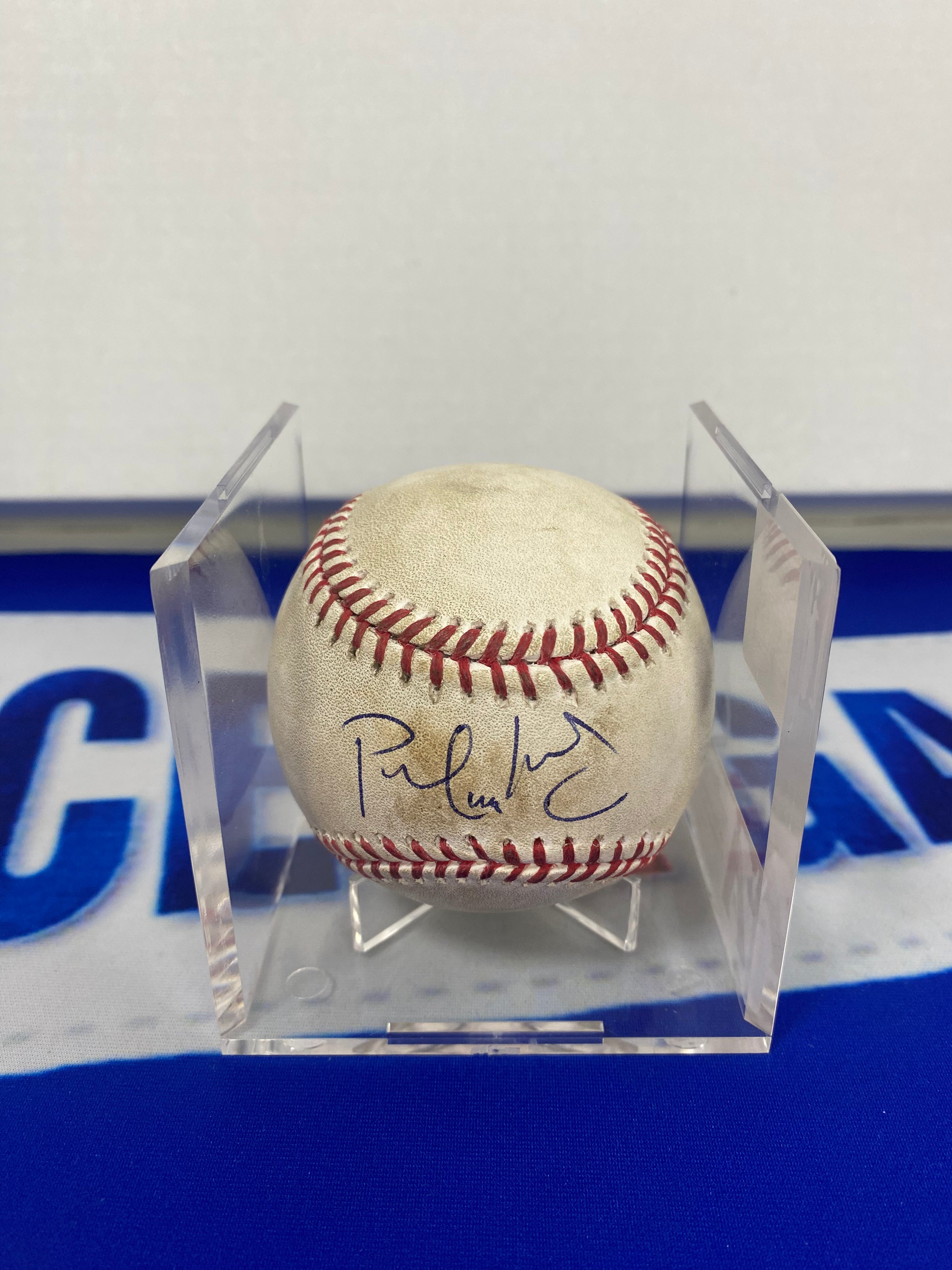 Paul Goldschmidt Autographed MLB Game Used Single Career Hit 771 07/17/16