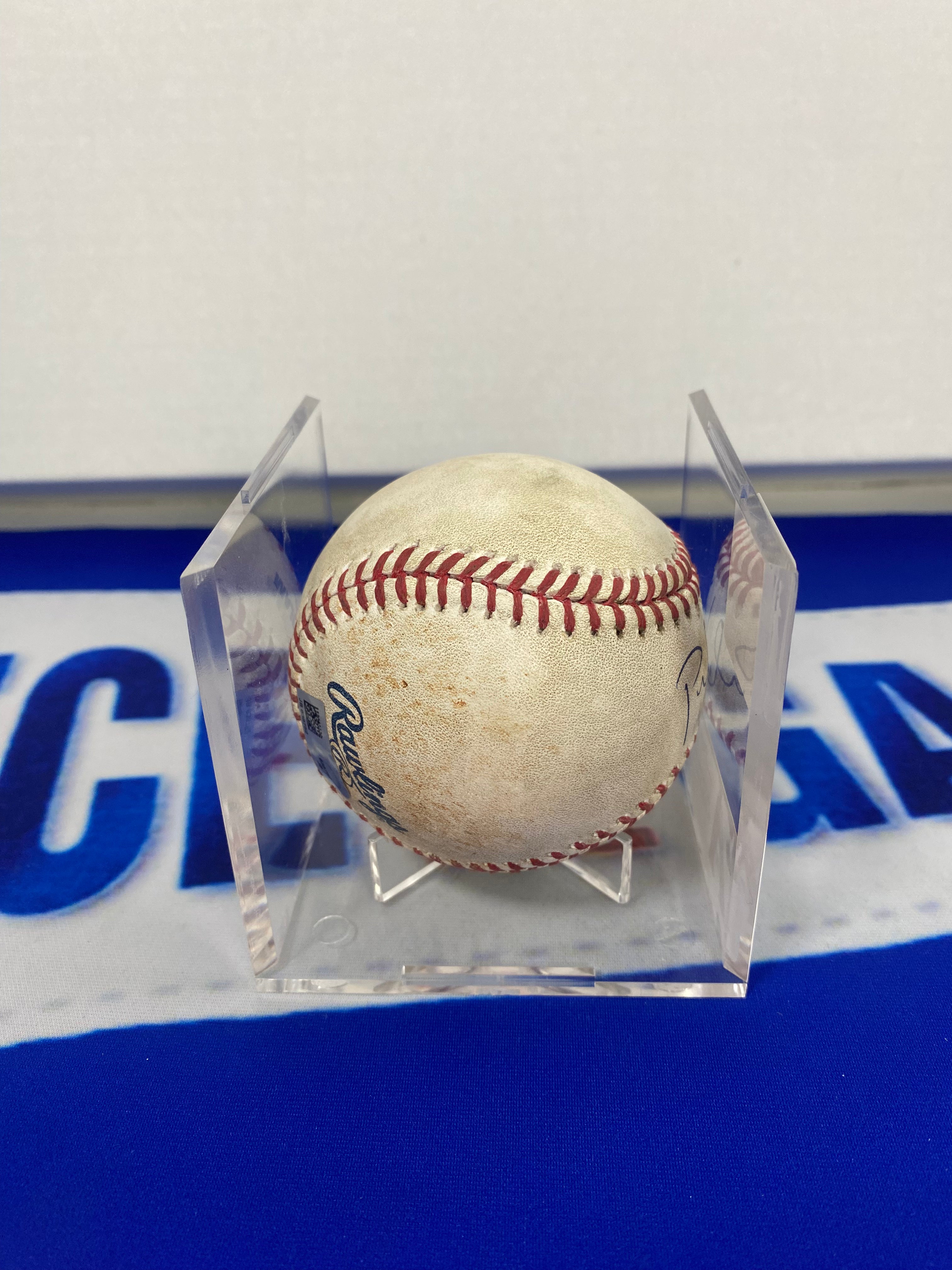 Paul Goldschmidt Autographed MLB Game Used Single Career Hit 771 07/17/16