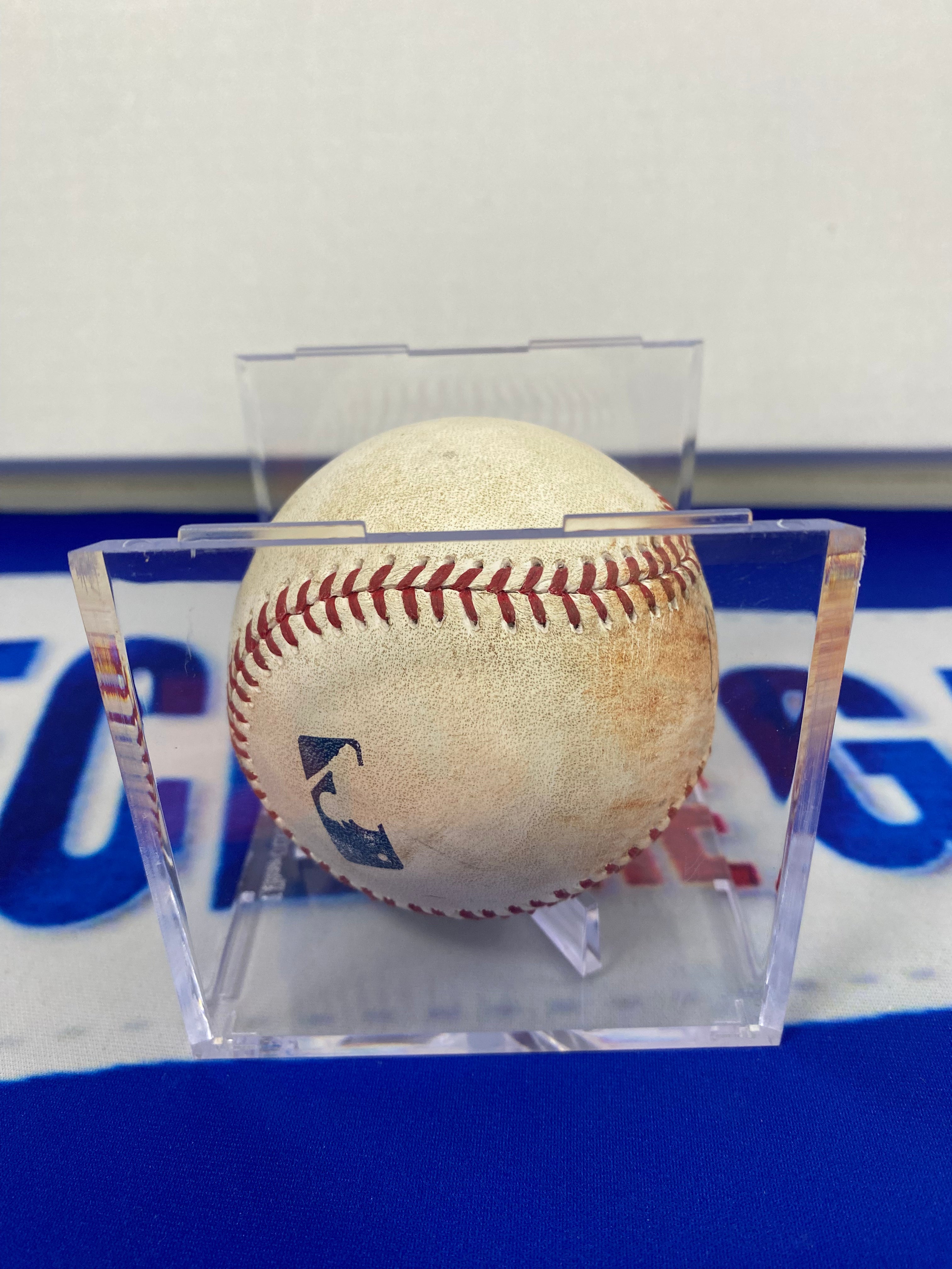 Clayton Kershaw Autographed MLB Game Used Pitch 08/27/13