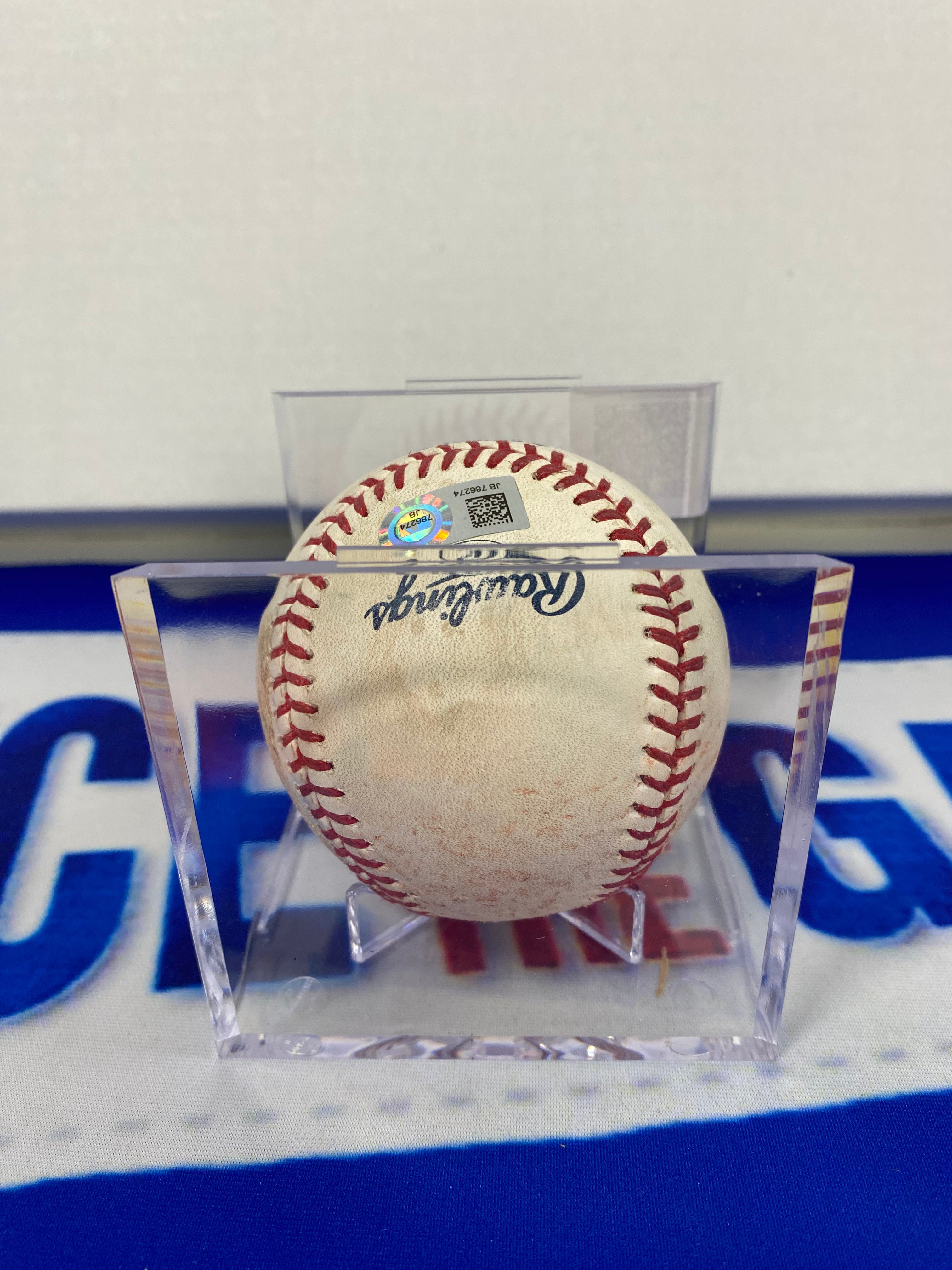 Fernando Tatis Jr. MLB Game Used Single Career Hit 32 06/07/19