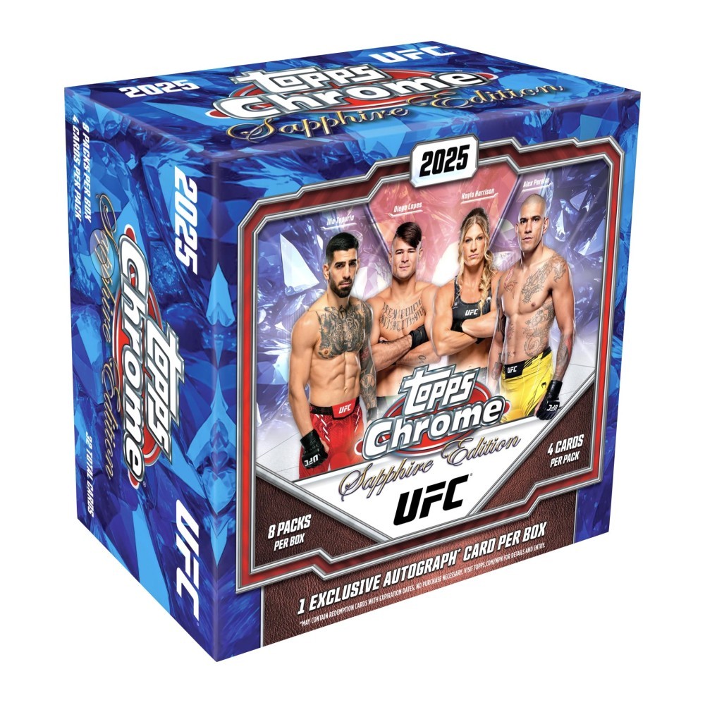 2025 Topps UFC Chrome Sapphire Edition Box