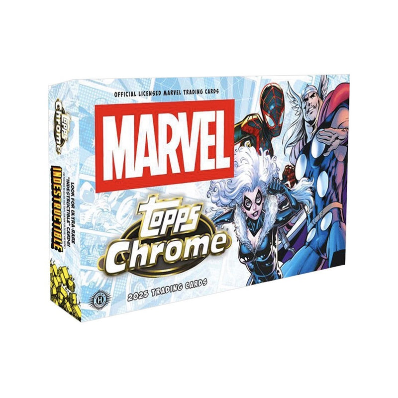 2025 Topps Chrome Marvel Hobby 12 Box Case