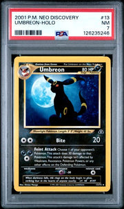 Umbreon Pokemon Neo Discovery Holo Rare #13/75 PSA 7