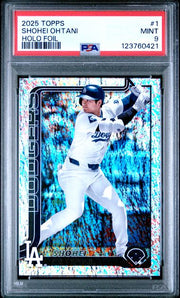 Shohei Ohtani 2025 Topps Holo Foil #1 PSA 9
