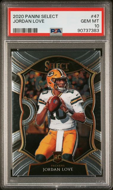 Jordan Love 2020 Select Concourse Level PSA 10 RC