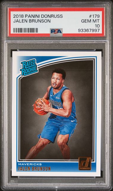 Jalen Brunson 2018 Donruss Rated Rookie 