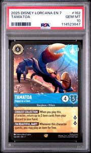Tamatoa 2025 Disney Lorcana Legendary non-holo #162 PSA 10