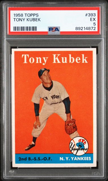 Tony Kubek 1958 Topps #393 PSA 5