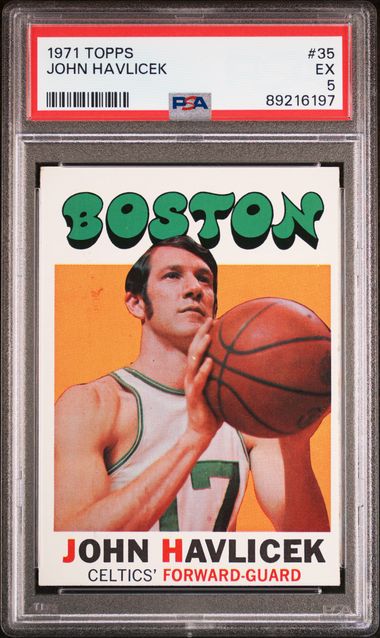 John Havlicek 1971 Topps #35 PSA 5