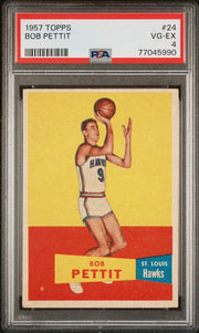 Bob Pettit 1957 Topps #24 PSA 4