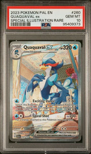 Quaquaval ex Pokémon Paldea Evolved Special Illustration Rare #260/193 PSA 10