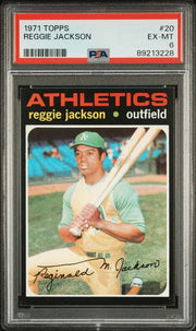 Reggie Jackson 1971 Topps #20 PSA 6