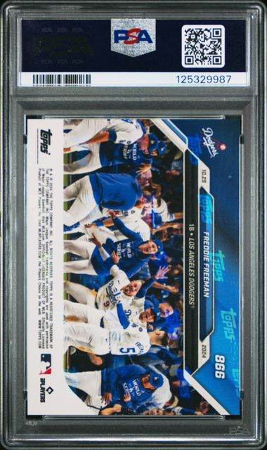 Freddie Freeman 2024 Topps Now #866 PSA 10