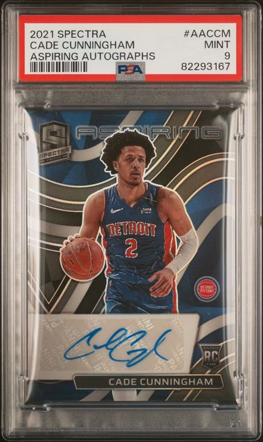 Cade Cunningham 2021 Spectra Aspiring Autographs 