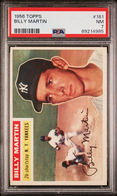 Billy Martin 1956 Topps 