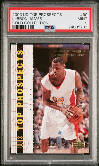 LeBron James 2003 UD Top Prospects 