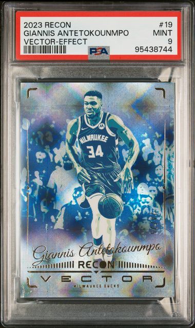 Giannis Antetokounmpo 2023 Panini Recon Vector Effect 