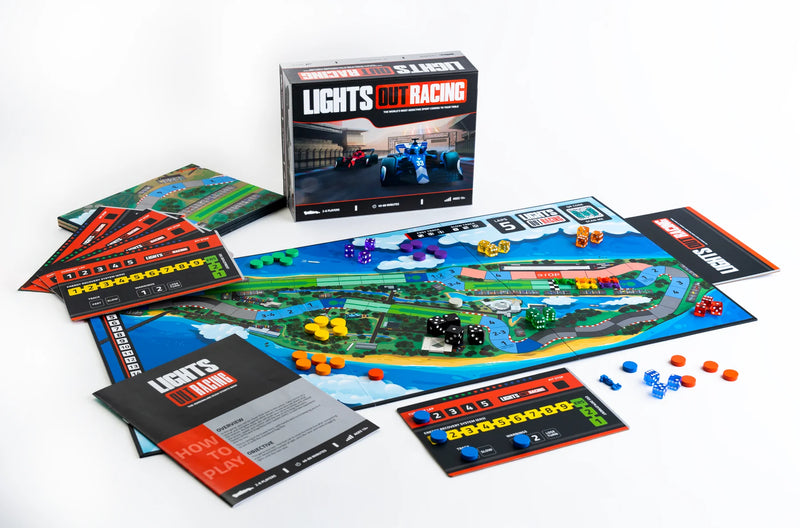 Lights Out Racing Board Game